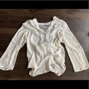 White Chiffon Blouse